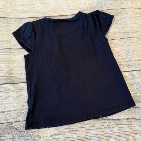 GYMBOREE Navy Blue Kids Shirt with Floral Design/size 5T - Picture 5 of 6